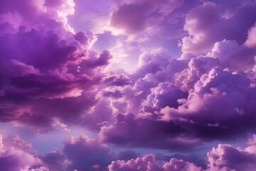 Purple Sky Clouds Background, Purple Clouds Background, Generative Ai