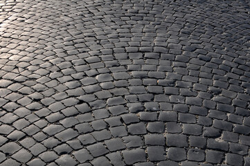 Old stone paving