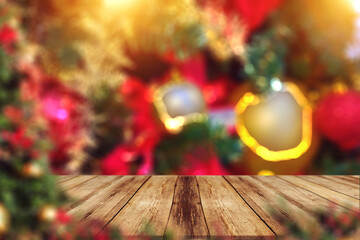 Fototapeta na wymiar christmas bacground or plank of free space for your decoration. 