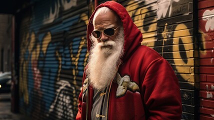 Obraz premium Christmas Santa Claus session