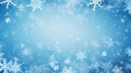 Fototapeta na wymiar winter background made of snowflakes.