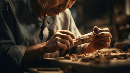 Creating Shakuhachi: Japanese Bamboo Flute Artisan