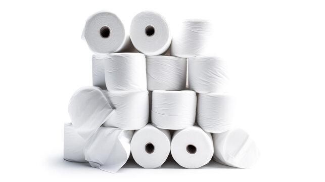 A roll of toilet paper symbolizes consumerism in this image, emphasizing the excessive use of resources and its impact on the environment.