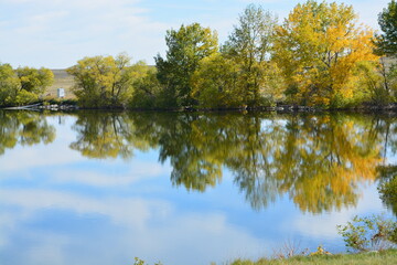 Still water reflections