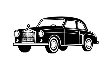 Vintage Car Logo Vector Icon Fast Elegant