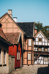 old houses in the village