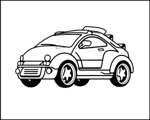 Vintage Car Logo Vector Icon Fast Elegant