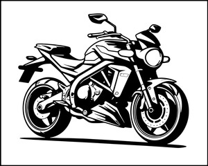 Motorcycle ATV Vector Scooter Bike Logo Pictogram Icon Sport Motorsport