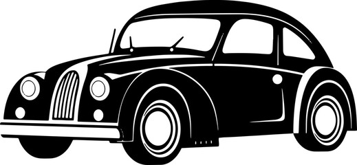 Vintage Car Logo Vector Icon Fast Elegant