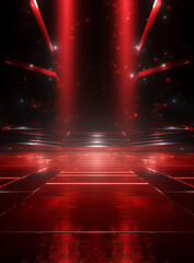 Background With Illumination Of Red Spotlights realistic image ultra hd high design	