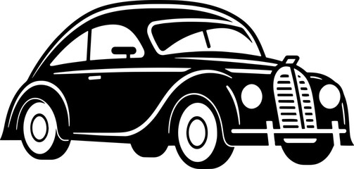 Vintage Car Logo Vector Icon Fast Elegant