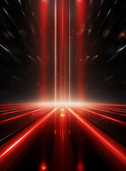Backdrop With Illumination Of Red Spotlights For Flyers realistic image ultra hd high design