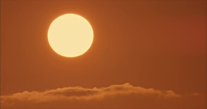 Sun setting timelapse 4K