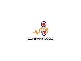 isolated on White Background. Usable for Business and Branding Logos. Flat Vector Logo Design Template Element. creative  smart logo detailing with clean background. Business and Branding Logos.