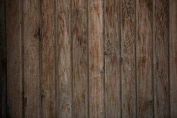 Fototapeta premium AI generated illustration of a brown wooden surface featuring distinct grain patterns