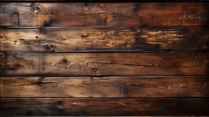 Obraz premium wooden table in dark room