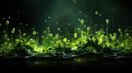 Abstract background. Generative AI