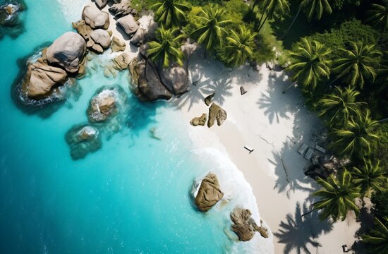 impressive and spectacular tropical beach landscape