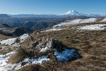 snow covered mountain