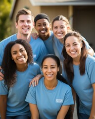 A group of coworkers from different ethnic backgrounds