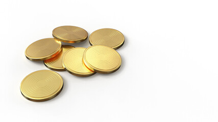 Golden coins stacks for business economics finance	
