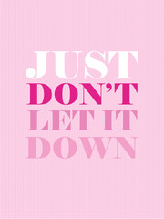 Affirmation pink barbie style background vector. Wallpaper design with text. Illustration for prints, wall art, cover, poster, banner