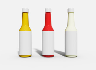 Sauce Bottle Mockup