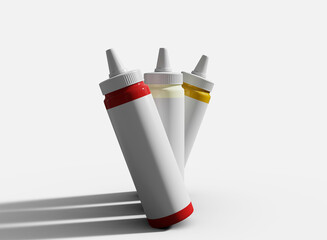 Sauce Bottle Mockup