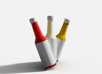 Sauce Bottle Mockup