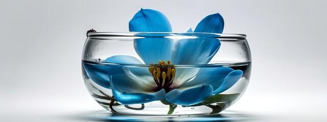 blue lotus, serene, water lily, aquatic plant, tranquil, aquatic flower, sacred, spiritual, purity, meditation, symbol, beauty, aquatic garden, enlightenment, exotic, blossoming, generative ai