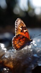 butterfly, moth, flutter, wings, chrysalis, metamorphosis, antennae, caterpillar, cocoon, flight, fluttering, beauty, delicate, pollination, insects, garden, colorful, generative ai