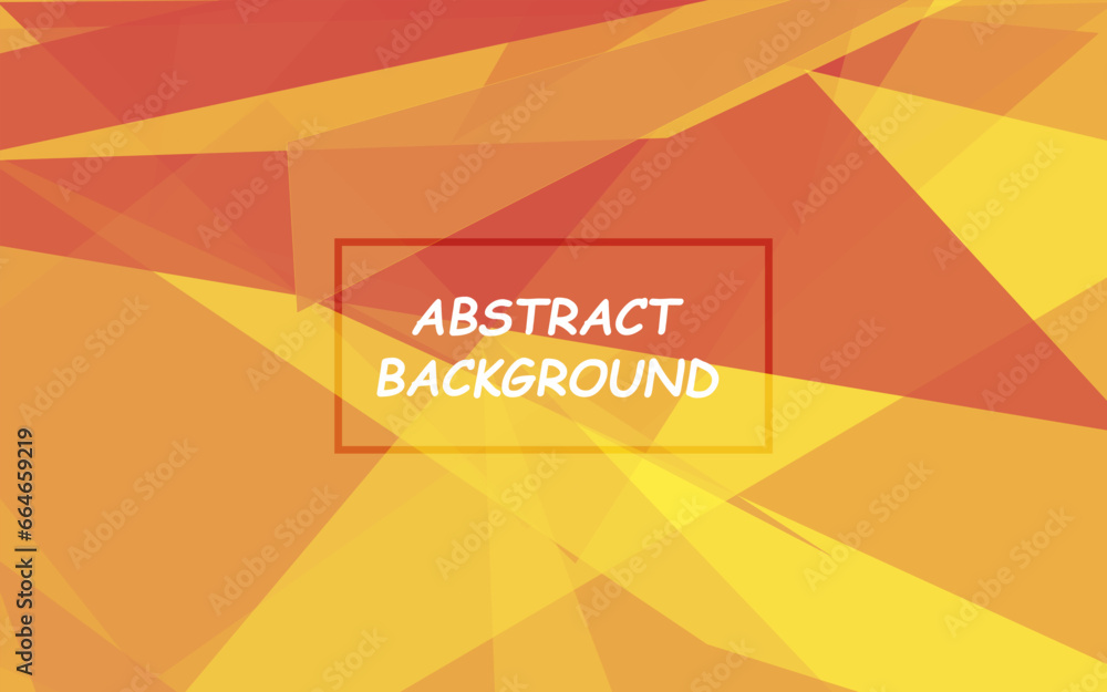 Aufkleber Abstract background of geometric shapes. Bright triangular shapes of various colors and transparency. Platform for advertising.Vector illustration.