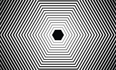 Optical illusion art geometric background 