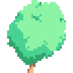 Obraz premium Tree Pixel Art, GreenTree, pixelart, tree, wood, woodpixelart, tree, forest, tree, pixelart, dotpicture