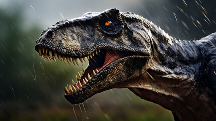 Obraz premium Realistic picture of T-rex ultra HD 