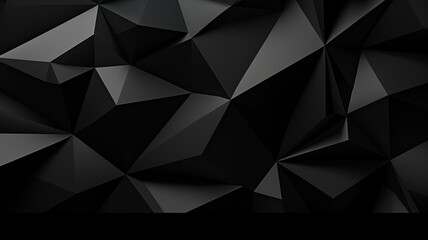 black polygonal mosaic background. business concept templates. low poly background. creative design. triangular design.