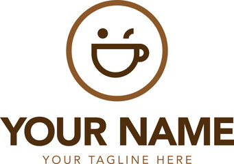 Minimalist Cafe Logo Design