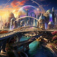 Obraz premium an image to represent the human creativity. Generative AI.