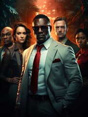 A diverse group of business people UHD wallpaper Stock Photographic Image