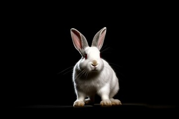 A sporty rabbit captured in a stunning 54 megapixel image. Generative AI
