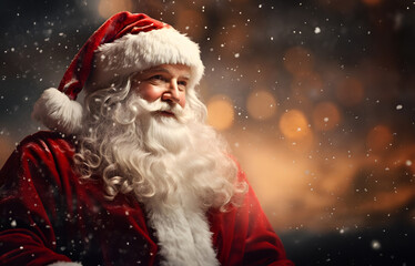 Santa Clause, Father Christmas, Saint Nicholas, Saint Nick, Kris Kringle - Generative AI