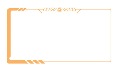  Hightech Technology HUD Rectangle Frame