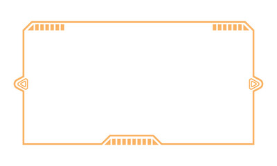  Hightech Technology HUD Rectangle Frame