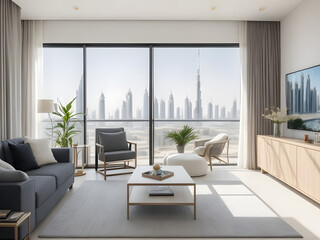 Fototapeta premium Interior of modern Lounge Living Room