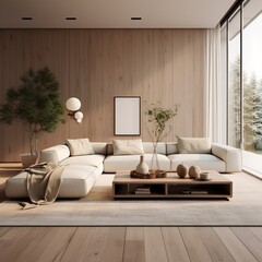 A modern minimal elegant. Generative AI.