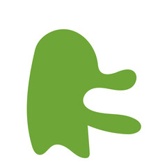 Autumn colors abstract shapes vector