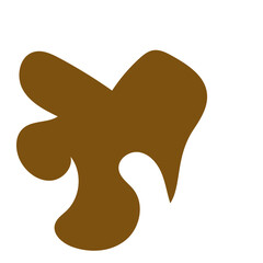 Autumn colors abstract shapes vector