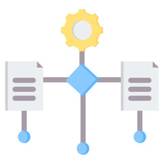 Workflow Flat Icon