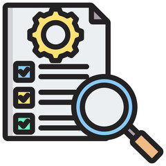 Specification Outline Color Icon