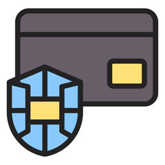 Emv Technology Outline Color Icon